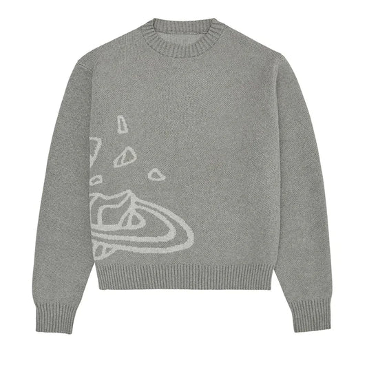 Space Planet Star Knitted Sweater - Y2K style