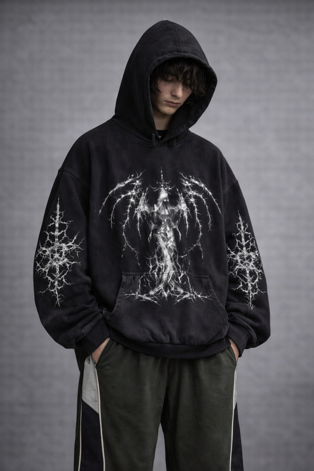 Urban Vibe Hooded Y2K Streetwear Sweatshirt