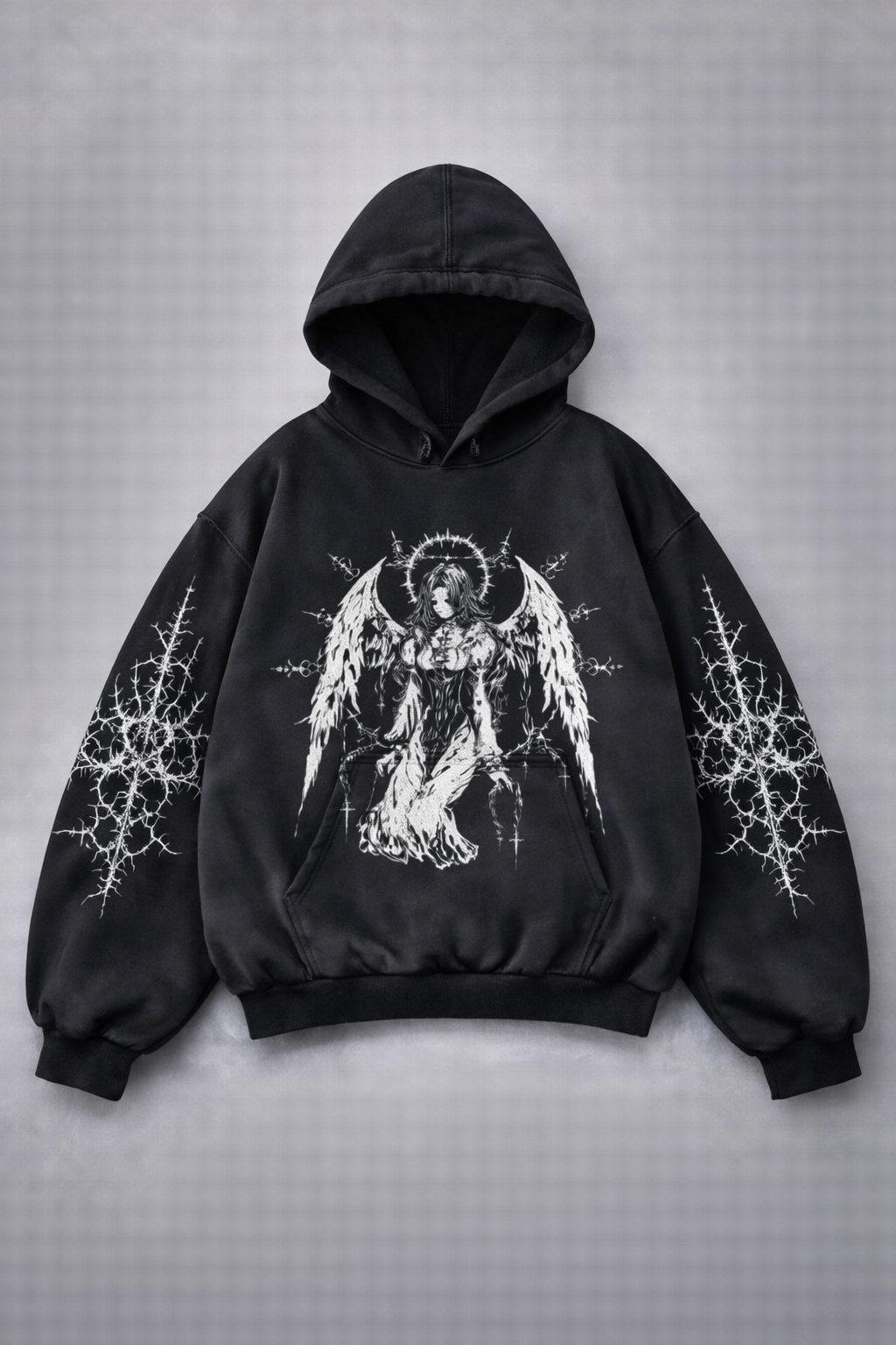 Urban Vibe Hooded Y2K Streetwear Sweatshirt