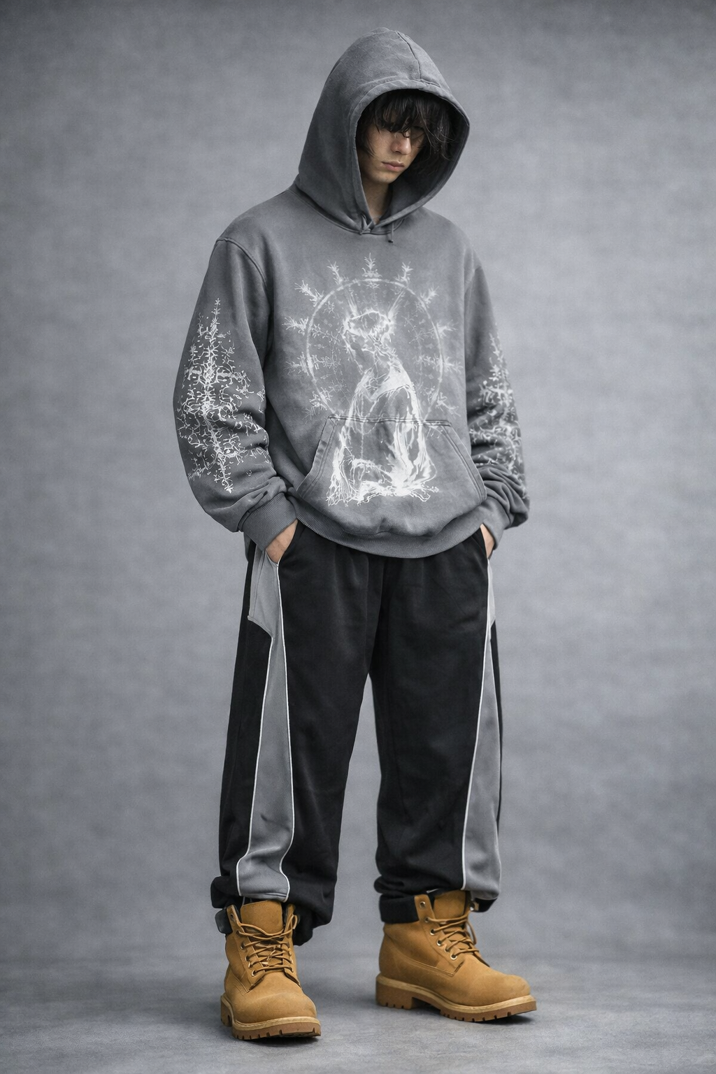 Urban Vibe Hooded Y2K Streetwear Sweatshirt