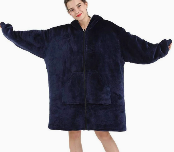 All-in-One Hooded Snuggle Blanket