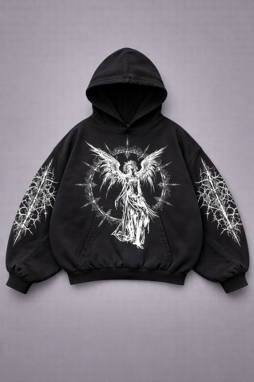 Urban Vibe Hooded Y2K Streetwear Sweatshirt