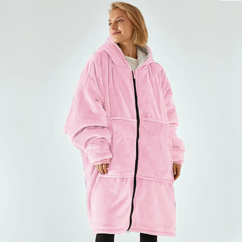 All-in-One Hooded Snuggle Blanket