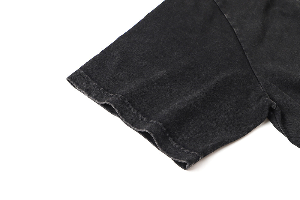 Retro Skull Graphic Cotton T-Shirt for Men