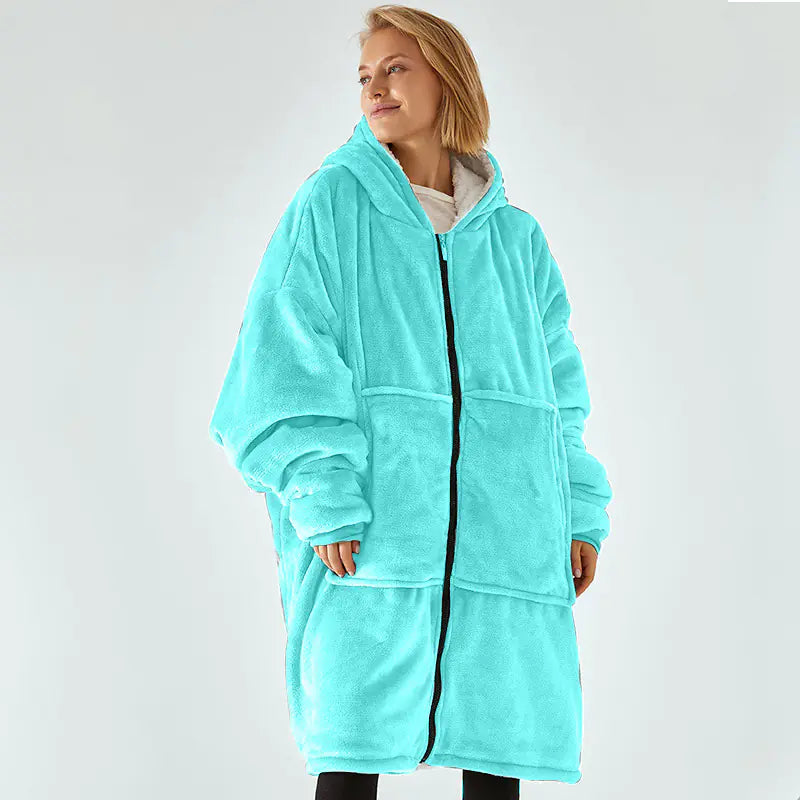 All-in-One Hooded Snuggle Blanket