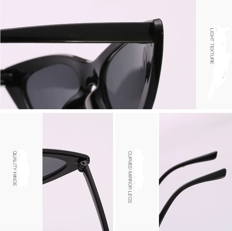Trendy Triangle Cat Eye Sunglasses for Couples