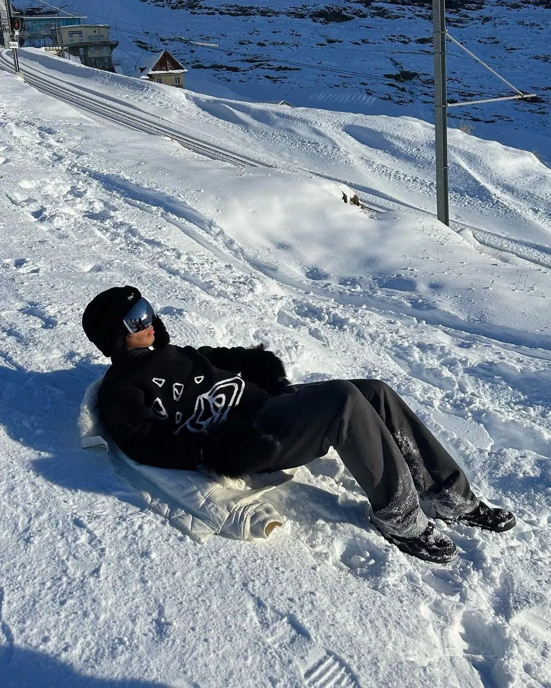 Space Planet Star Knitted Sweater - Y2K style